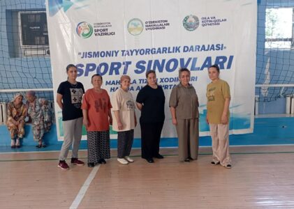 Biz sog’lom turmush tarzi tarafdorimiz